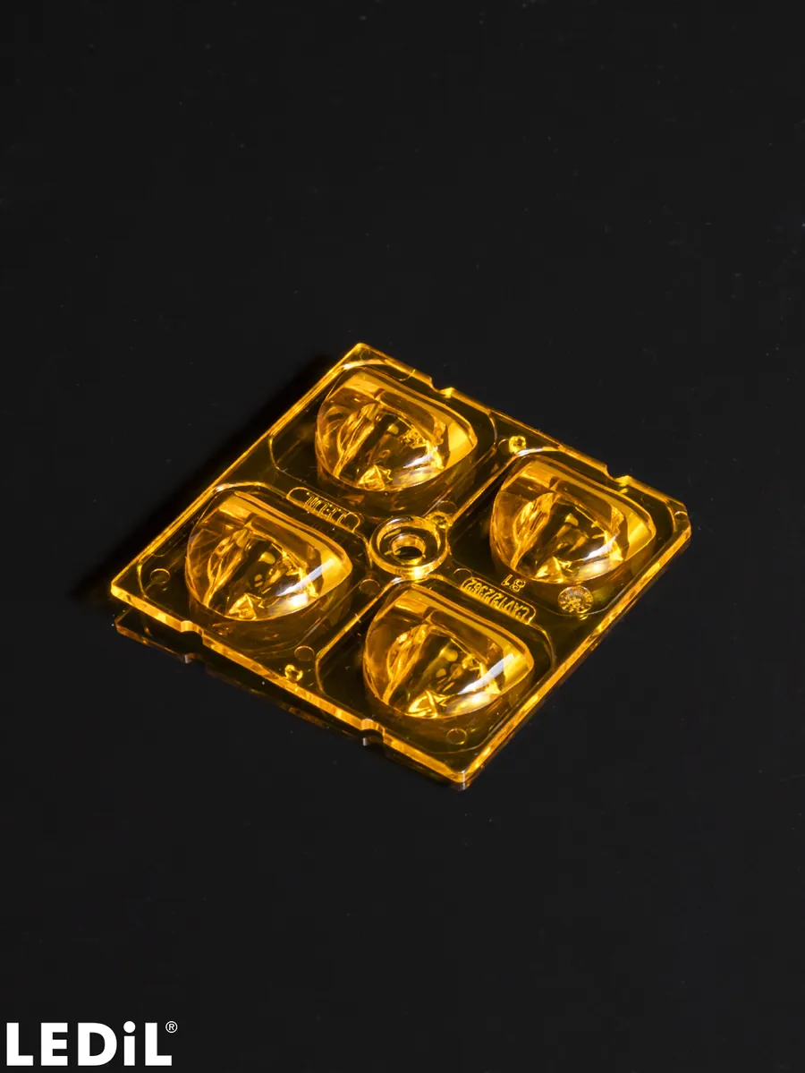 LEDiL AMBER-2X2 DWC gulfärgad lins