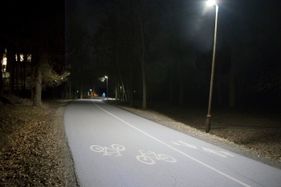 cykelbana i båda riktningarna